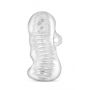 Masturbator M For Men Hand Tool przezroczysty TPE 11 cm - 5