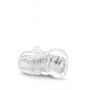 Masturbator M For Men Hand Tool przezroczysty TPE 11 cm - 8