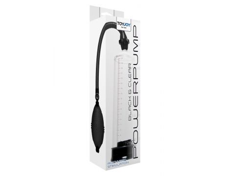 Pompka do penisa ToyJoy Power Pump czarna przeźroczysta - 3
