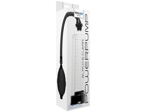 Pompka do penisa ToyJoy Power Pump czarna przeźroczysta - 4