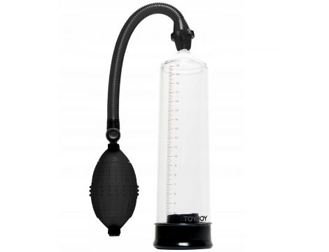 Pompka do penisa ToyJoy Power Pump czarna przeźroczysta - 5