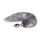 Srebrny metalowy korek analny z puszystym lisim ogonem EasyToys 40 cm