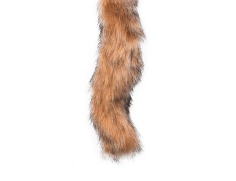 Korek analny metalowy z lisim ogonkiem EasyToys srebrny 35 cm - 4