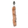 Korek analny metalowy z lisim ogonkiem EasyToys srebrny 35 cm - 3