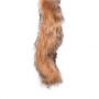 Korek analny metalowy z lisim ogonkiem EasyToys srebrny 35 cm - 5