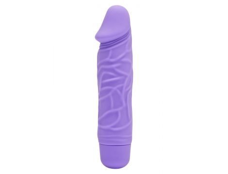 Wibrator realistyczny silikonowy ToyJoy fioletowy 16 cm 7 trybów