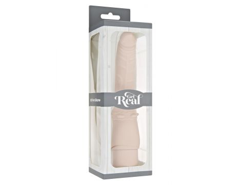 Wibrator realistyczny silikonowy ToyJoy jasny 21 cm - 3