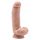 Realistyczne dildo z jajami ToyJoy 15 cm jasny odcień skóry
