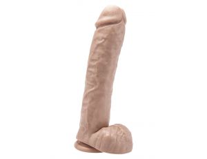 Dildo realistyczne ToyJoy z jądrami jasny 28 cm
