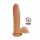 Dildo z jądrami ToyJoy dual density 18 cm jasny