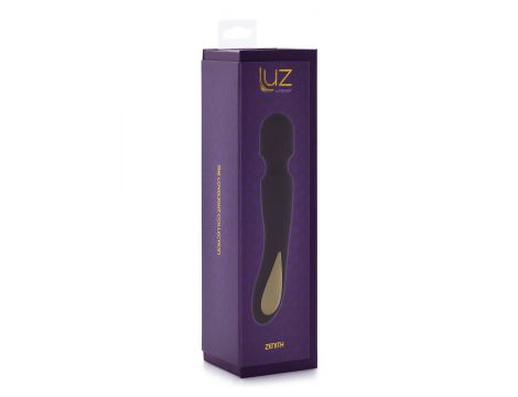 Masażer wibracyjny silikonowy Zenith ToyJoy czarny 23 cm USB wodoodporny - 4