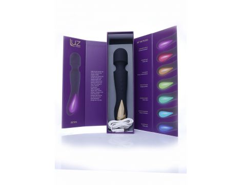 Masażer wibracyjny silikonowy Zenith ToyJoy czarny 23 cm USB wodoodporny - 5
