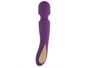 Masażer silikonowy Zenith ToyJoy fioletowy USB 23 cm