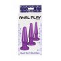 Zestaw korków analnych ToyJoy Best Butt Buddies fioletowy - 3