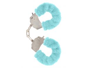 Kajdanki piórkowe regulowane ToyJoy aqua