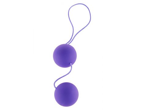 Kulki miłosne ToyJoy fioletowe ABS 3,5 cm - 3