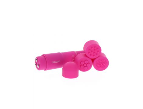 Wibrator mini ToyJoy Funky Massager fioletowy 9,5 cm AA - 4