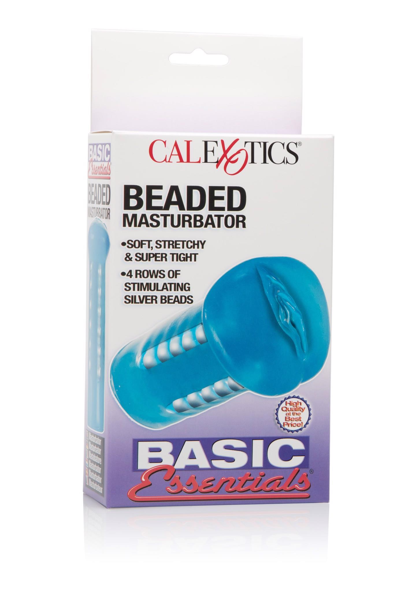 masturbator-basicessentials beaded mastrub