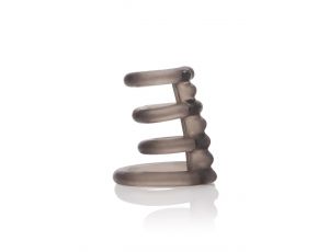 Pierścień erekcyjny Support Master Triple szary Calexotics TPR 6.3 cm
