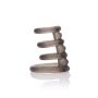 Pierścień erekcyjny Support Master Triple szary Calexotics TPR 6.3 cm - 2