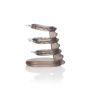 Pierścień erekcyjny Support Master Triple Ticklers Calexotics szary 6.3 cm - 2