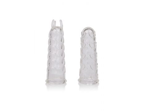 Nakładka na palec Finger Teaser transparentna Calexotics TPE 7.5 cm
