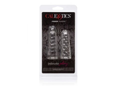 Nakładka na palec Finger Teaser transparentna Calexotics TPE 7.5 cm - 2