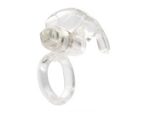 Pierścień wibrujący Seven Creations TPE przezroczysty 7.2 cm