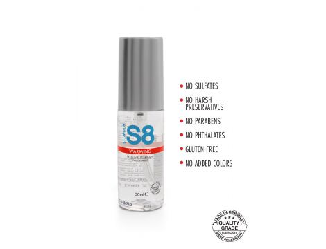 Lubrykant rozgrzewający S8 na bazie wody 50 ml - 2