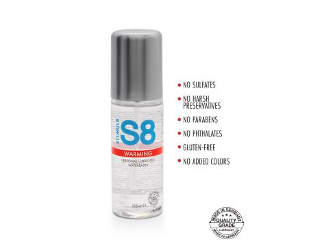 Lubrykant rozgrzewający S8 na bazie wody 125 ml - 2