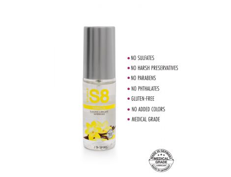 Lubrykant smakowy Stimul8 S8 waniliowy 50 ml - 2