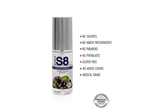 Lubrykant smakowy S8 czarna porzeczka 50 ml - 2