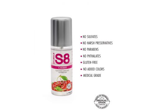 Lubrykant smakowy Stimul8 S8 wiśniowy 125 ml - 2