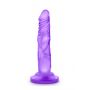 Mini dildo Naturally Yours Blush fioletowe - 3