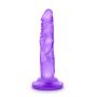 Mini dildo Naturally Yours Blush fioletowe - 4