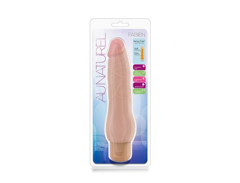 Wibrator realistyczny Au Naturel Fabien beżowy TPE - 3