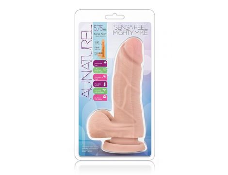 Dildo realistyczne Blush Mighty Mike beżowe 14 cm - 2