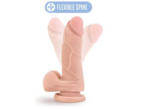 Dildo realistyczne Blush Mighty Mike beżowe 14 cm - 5