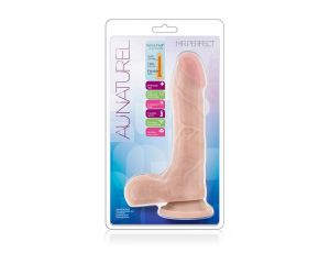 Realistyczne dildo Blush Au Naturel 22 cm TPE z przyssawką