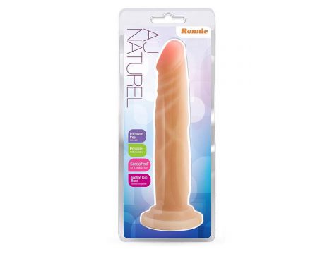 Dildo realistyczne z cyberskóry Blush Au Naturel Ronnie beżowe 19 cm