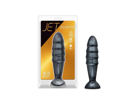 Korek analny Jet Destructor Blush carbon metaliczny 27 cm - 7