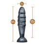 Korek analny Jet Destructor Blush carbon metaliczny 27 cm - 6