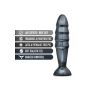 Korek analny Jet Destructor Blush carbon metaliczny 27 cm - 7