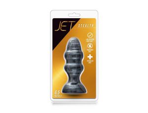 Korek analny Blush Jet Stealth czarny karbon metaliczny 16 cm
