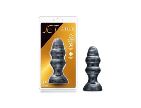 Korek analny Blush Jet Stealth czarny karbon metaliczny 16 cm - 7