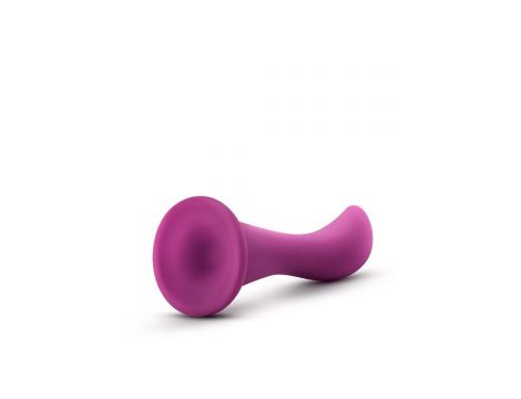 Dildo silikonowe zakrzywione Blush Temptasia Bellatrix śliwkowe 15 cm - 7