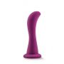 Dildo silikonowe zakrzywione Blush Temptasia Bellatrix śliwkowe 15 cm - 3