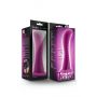 Dildo silikonowe zakrzywione Blush Temptasia Bellatrix śliwkowe 15 cm - 5