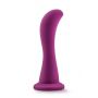 Dildo silikonowe zakrzywione Blush Temptasia Bellatrix śliwkowe 15 cm - 4