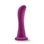 Dildo silikonowe zakrzywione Blush Temptasia Bellatrix śliwkowe 15 cm - 7